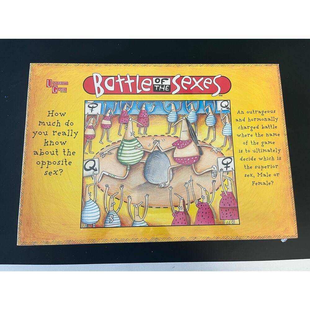 New! Sealed Battle of the Sexes Board Game. Vintage 1997 University Games Party
